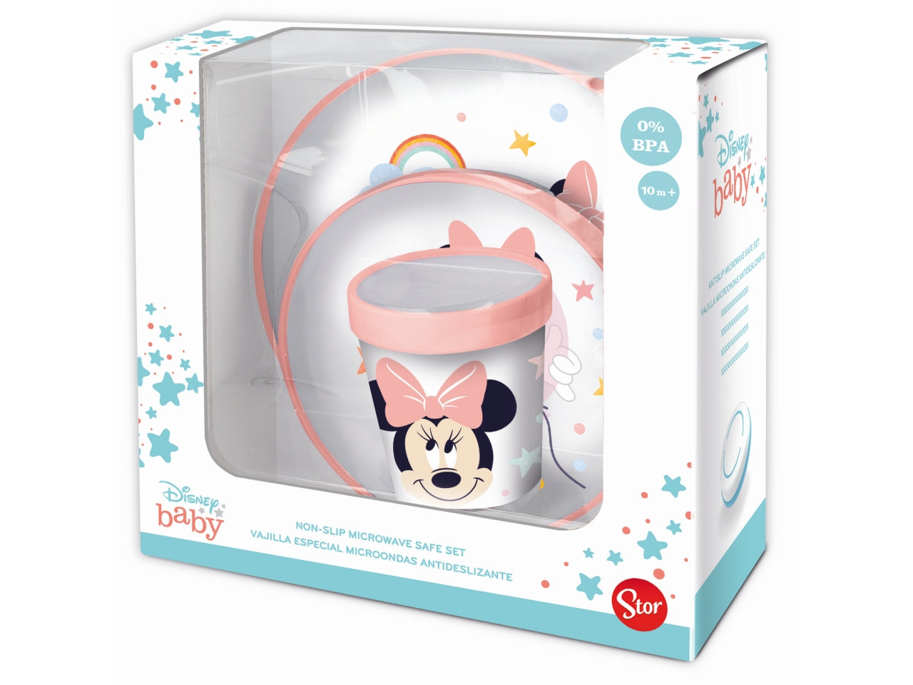 Set pappa con 3 oggetti di minnie bicolor micro