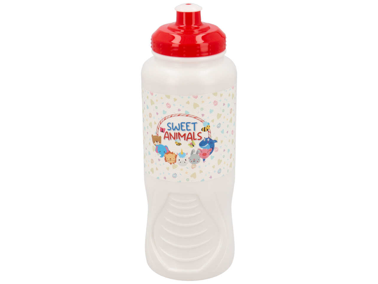 Borraccia per bambini sweet animals in plastica ergo sport