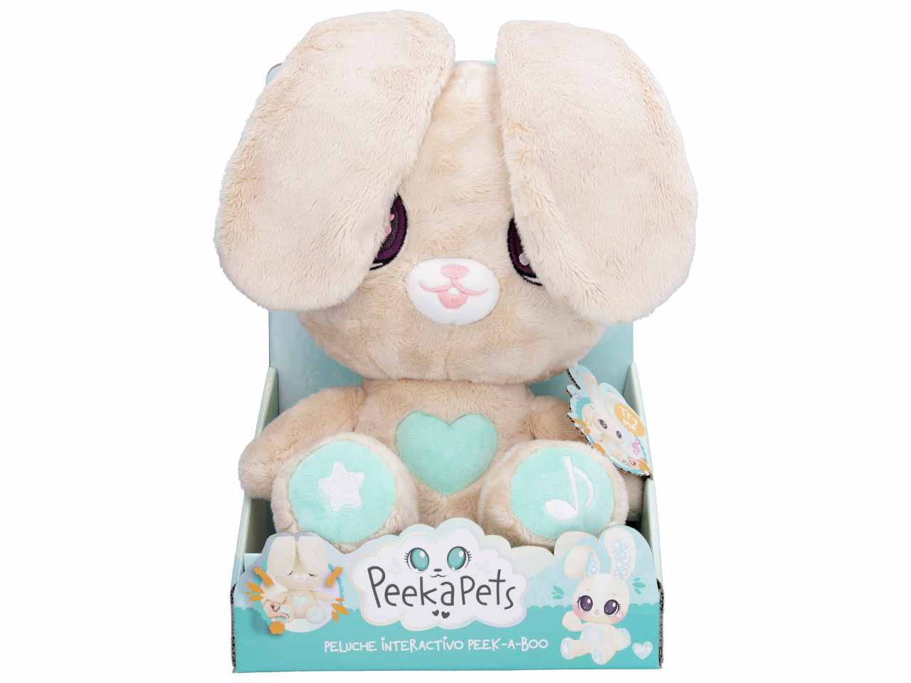 Peekapets interactive bunny plush 88995