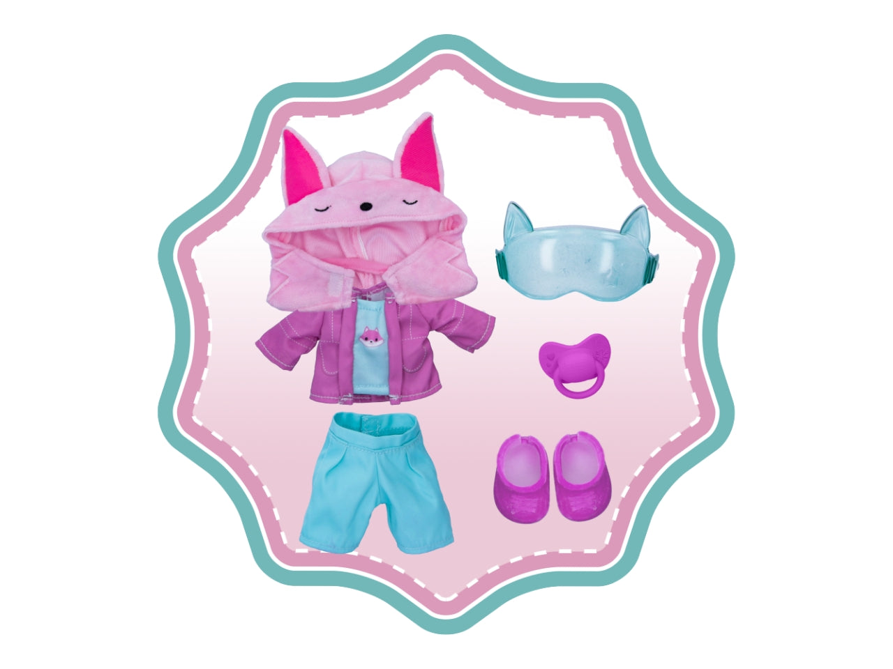 Imc bambola cry babies snowy days foxie