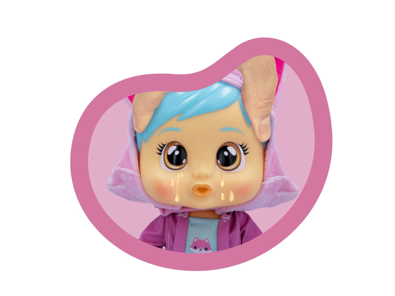 Imc bambola cry babies snowy days foxie