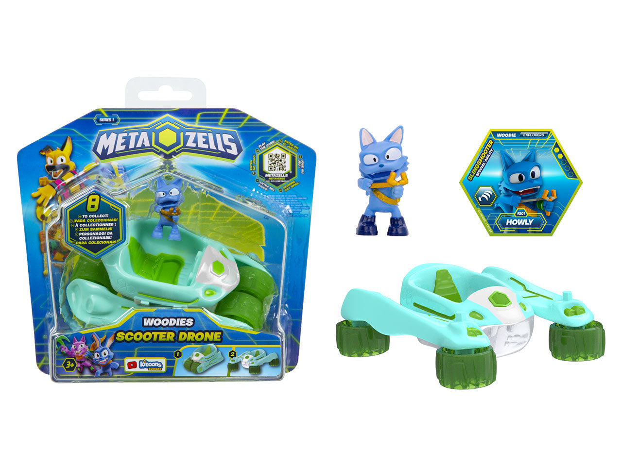 Metazells veicolo scooter blu