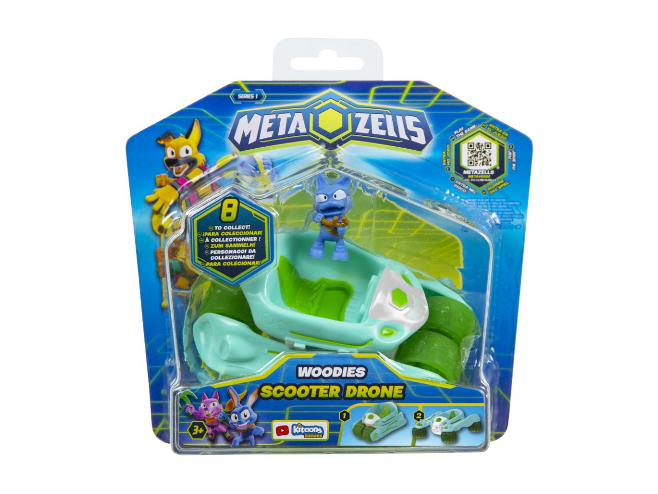 Metazells veicolo scooter blu