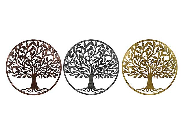 Decorazione parete metesta di 40cm albero dp-176261