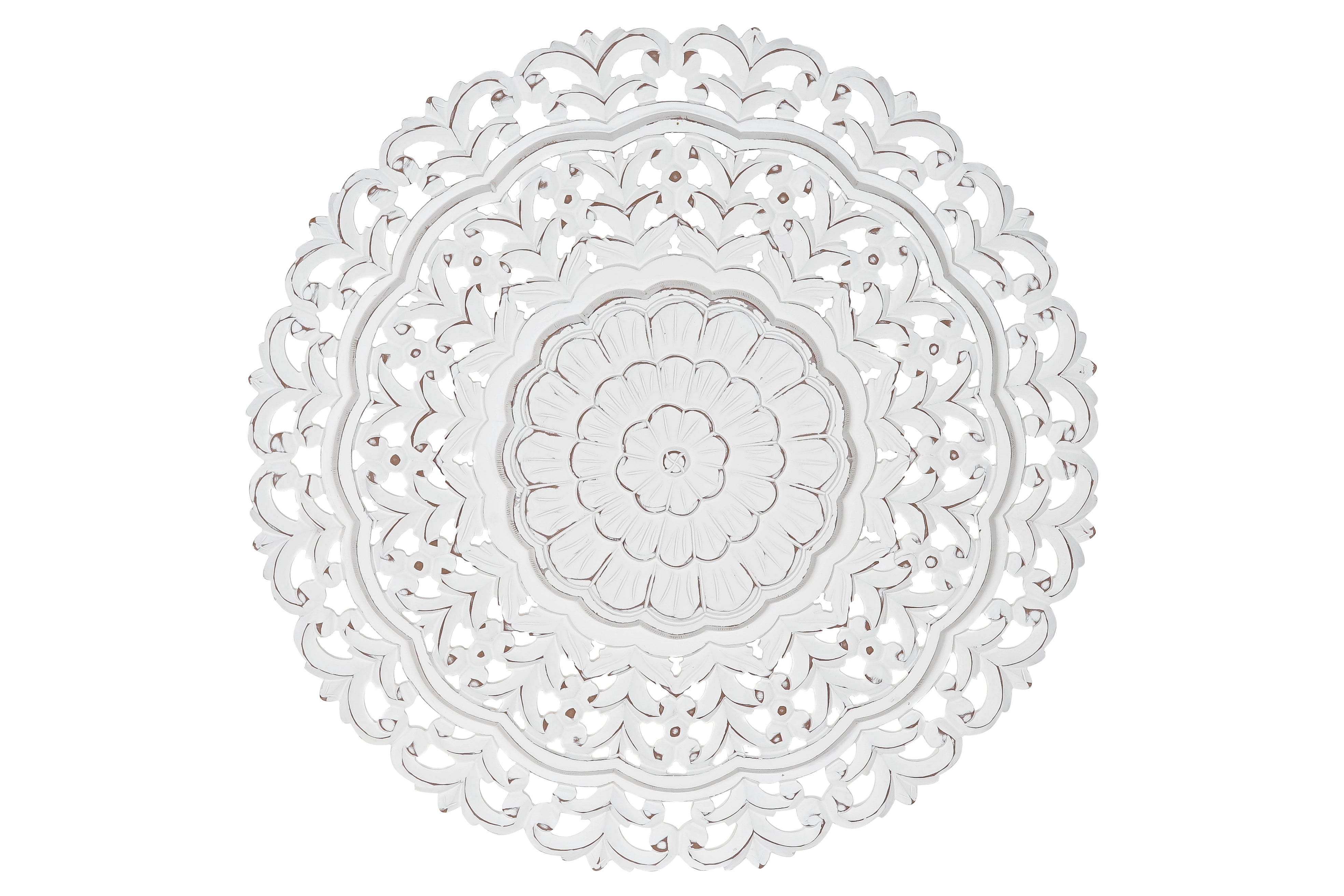 Decorazioni per le pareti in mdf 90x3,5x90cm mandala 3d
