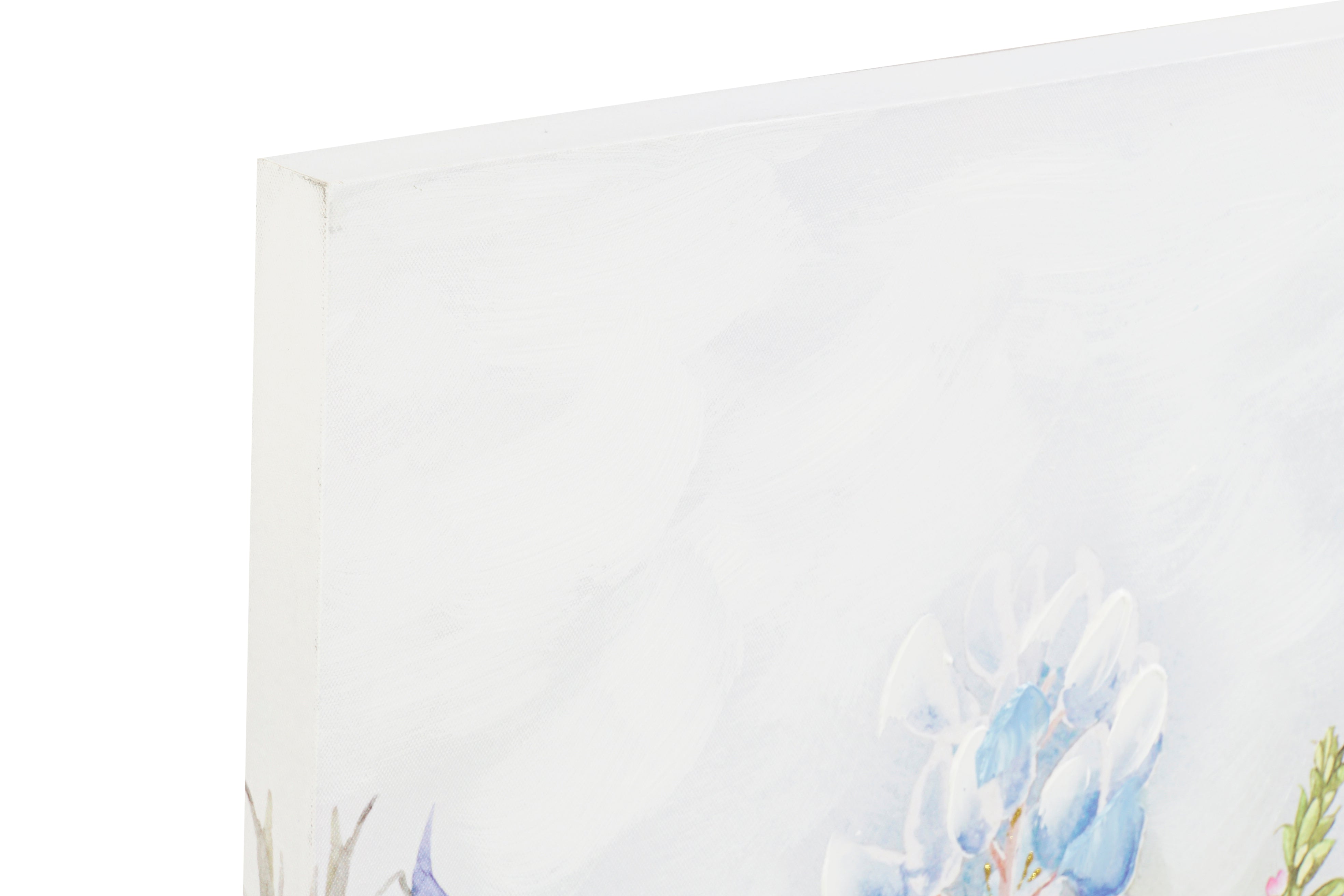Quadro tela in mdf 100x3x70cm decoro fiori in 2 modelli assortiti