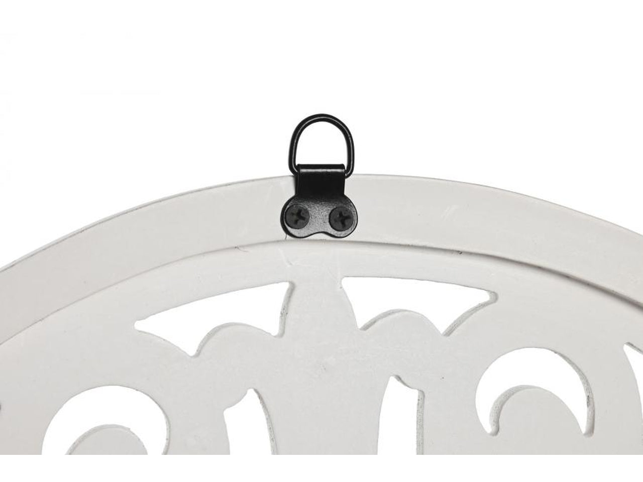 Decorazione rosone da parete boho bianco 45x2 cm - Item