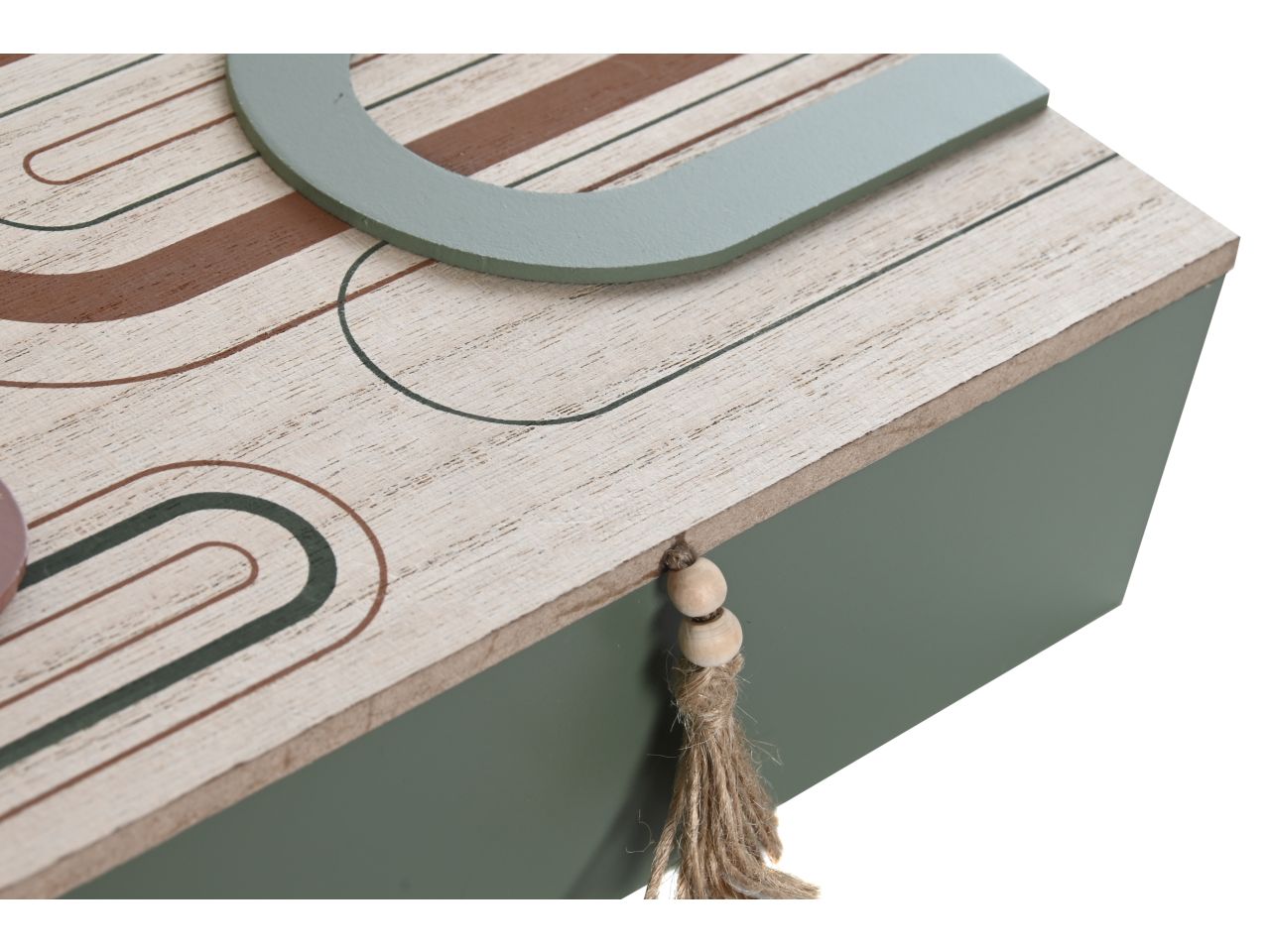 Scatola in mdf 24x16x7cm multicolor