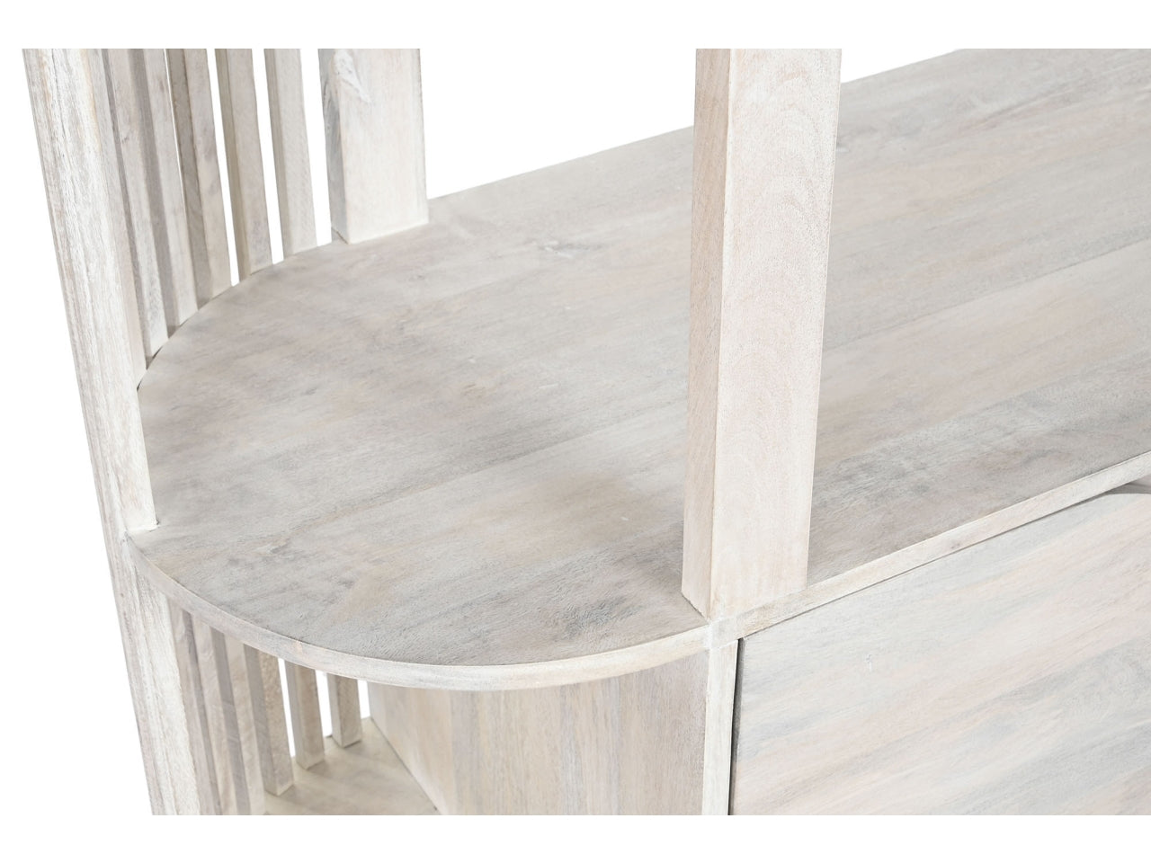 Libreria mango misura 116x40x160cm colore bianco