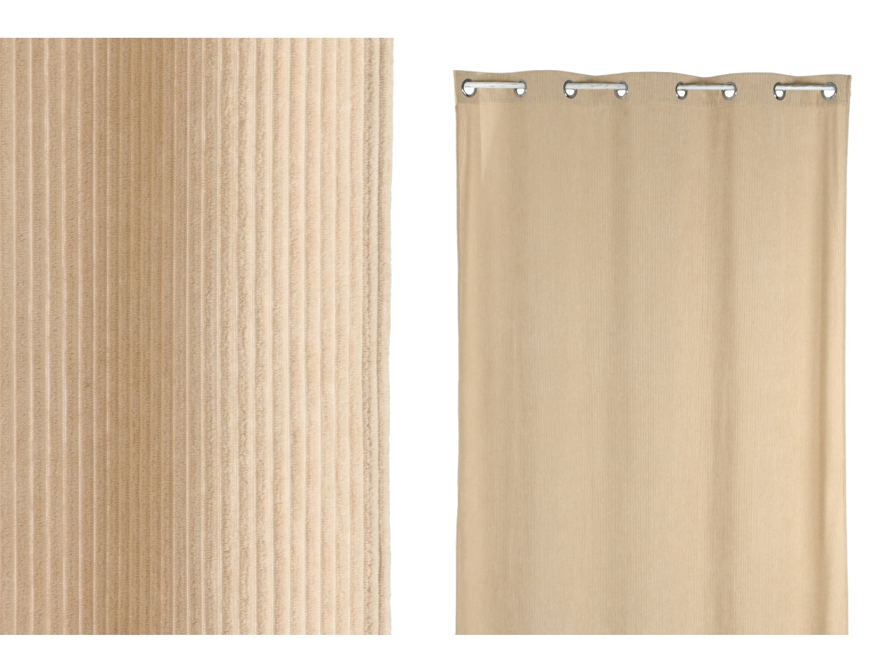 Tenda in poliestere misura 140x260cm colore beige