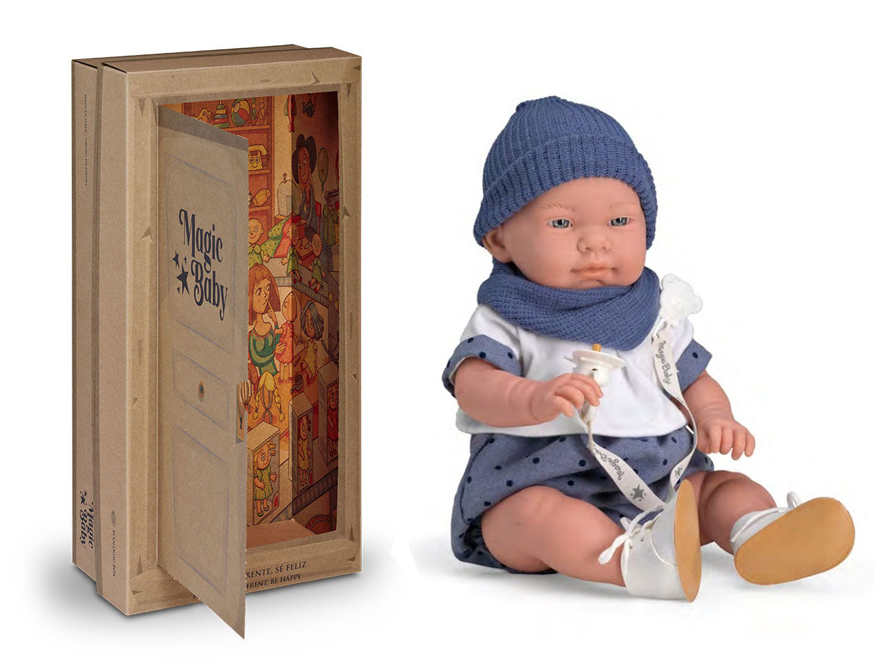 Bambola mario con cappellino blu 47cm