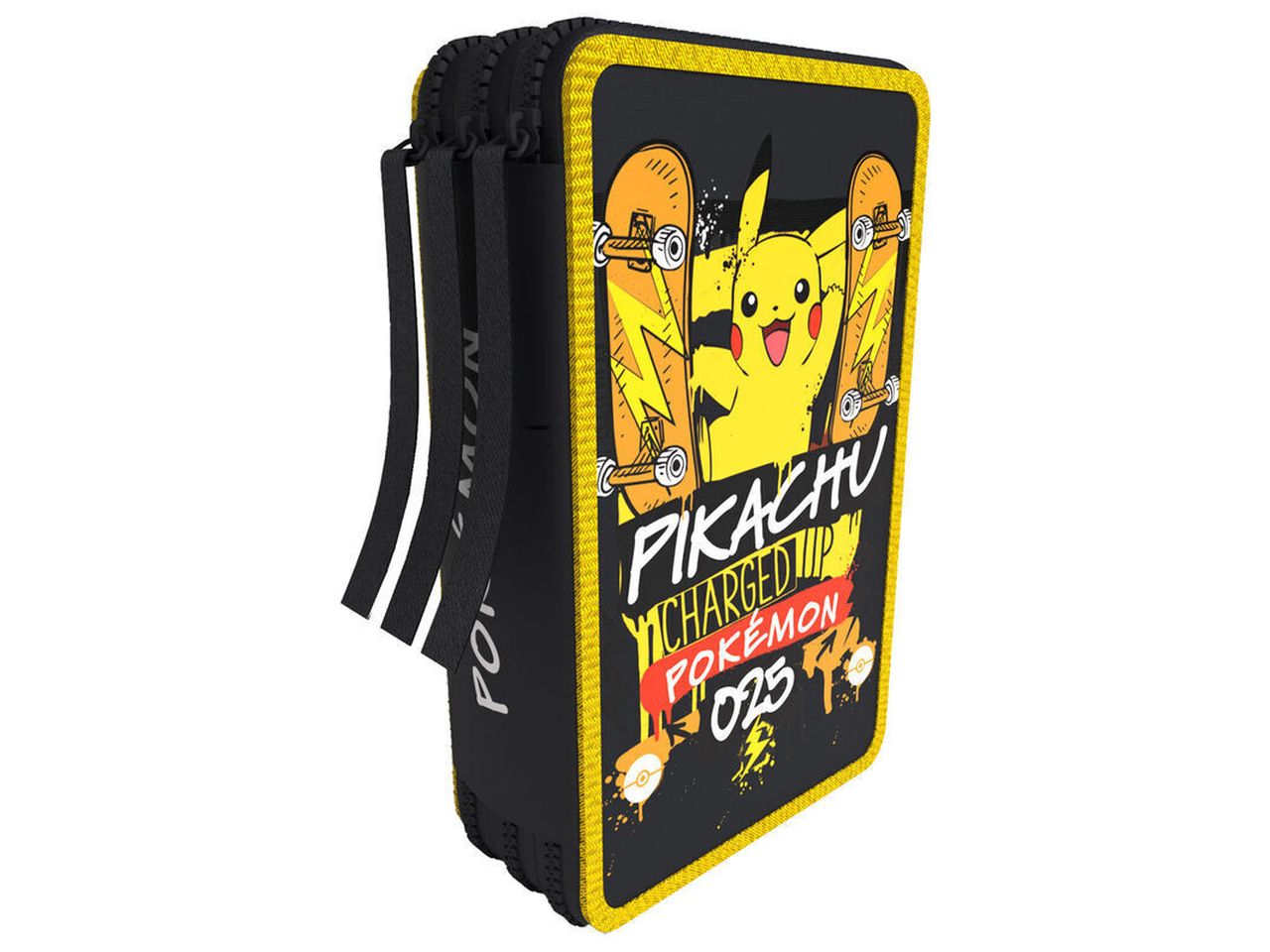 Astuccio 3 zip pokemon premium