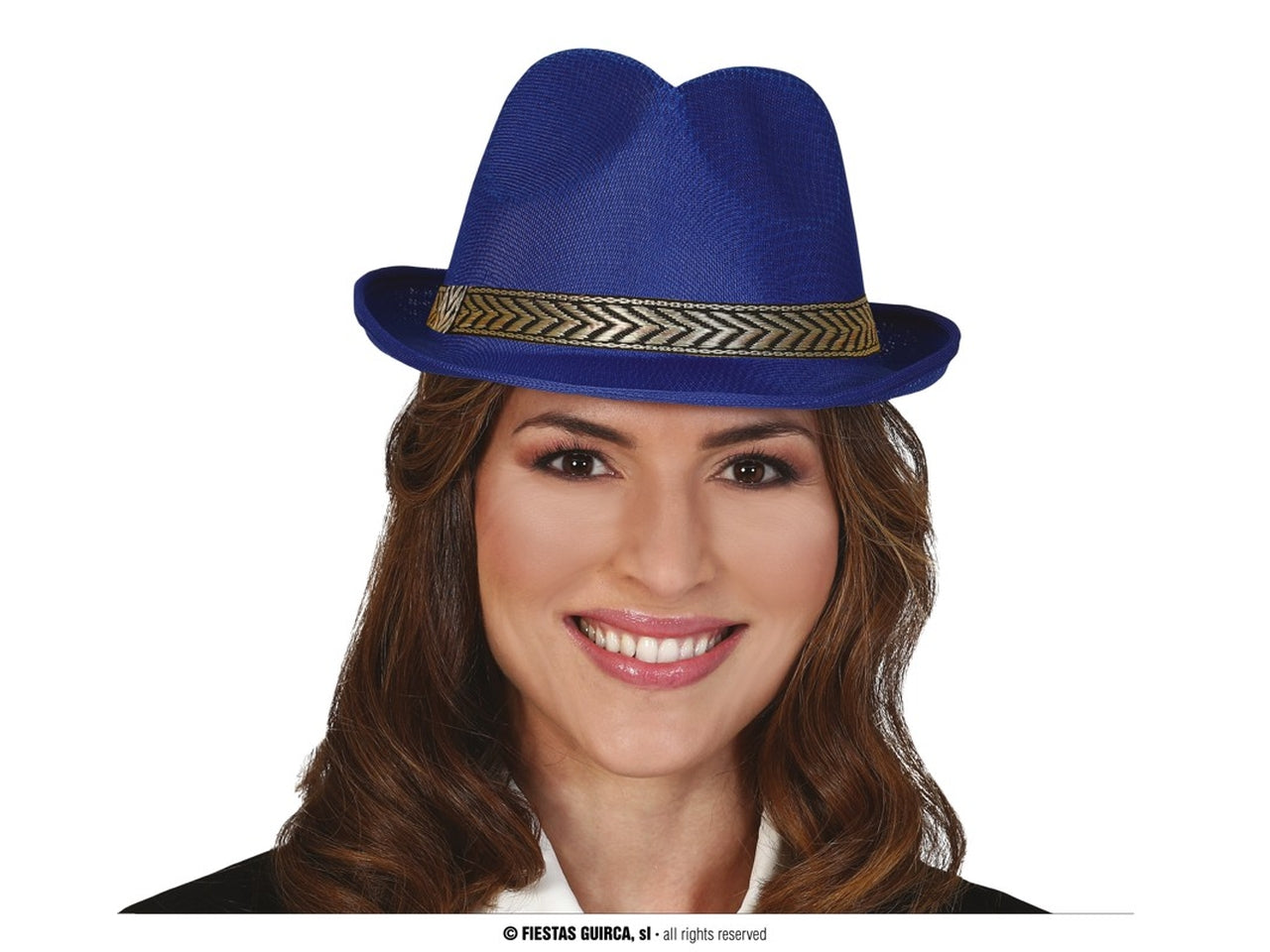 Cappello da gangster blu