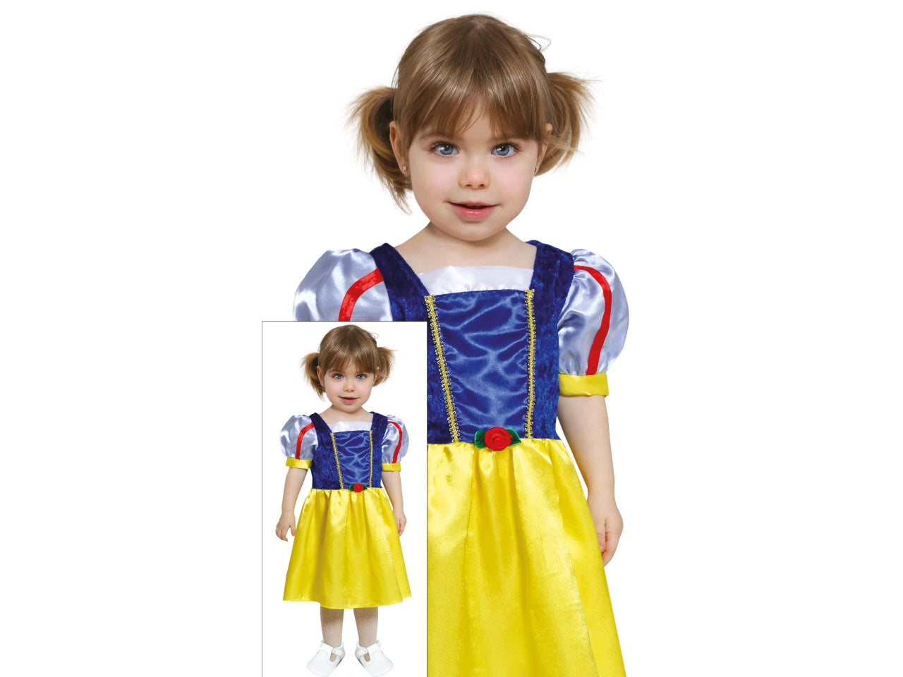 Costume princess snow 18-24 mesi