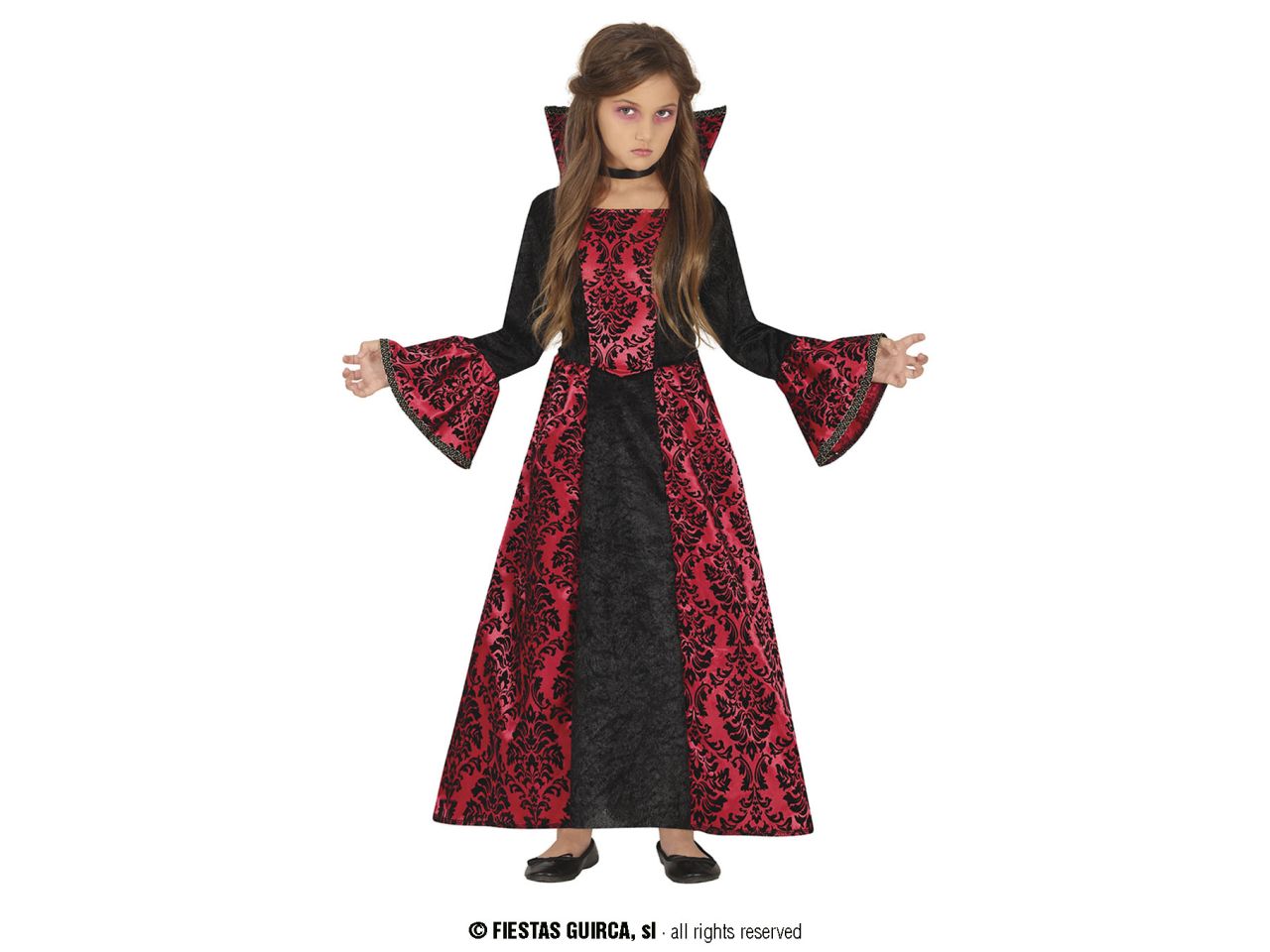 Costume bambina vampira taglia 5-6 anni