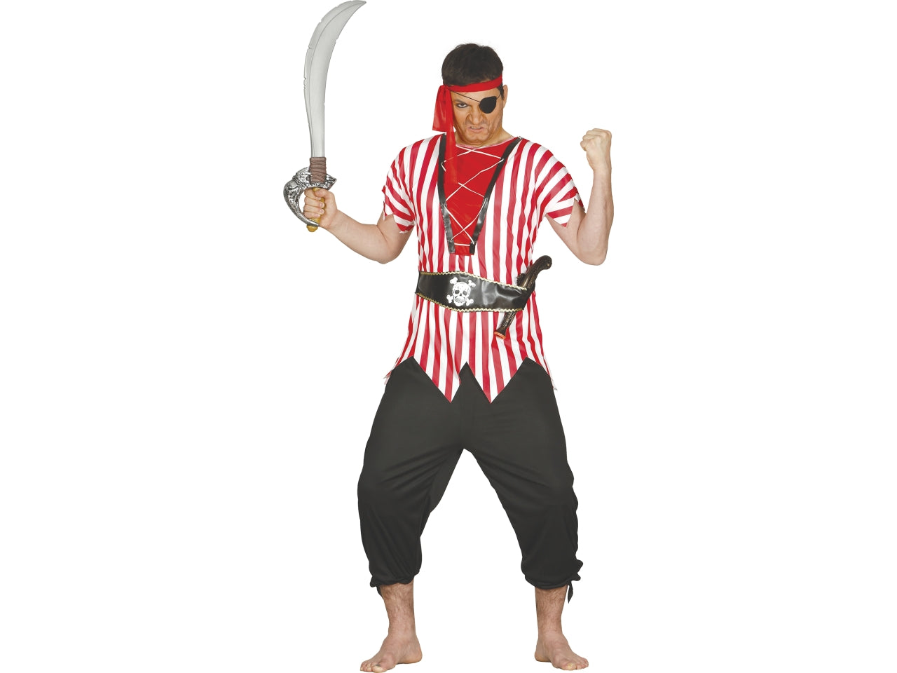Costume pirata de ultramar adulti taglia m 48-50