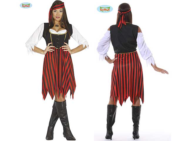 Costume da pirata d'oltremare da adulta taglia l 42-44