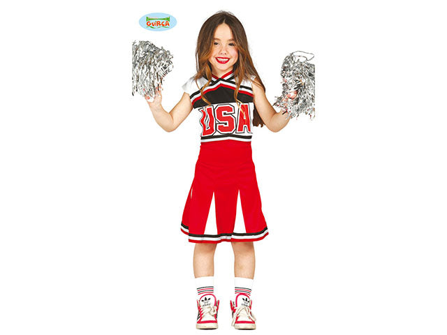 Costume da cheerleader bambina taglia 7-9 anni
