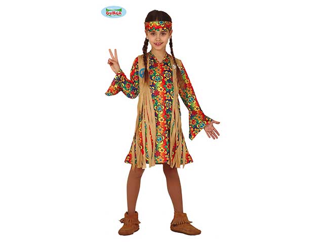 Costume hippie tg.10-12 anni 83611