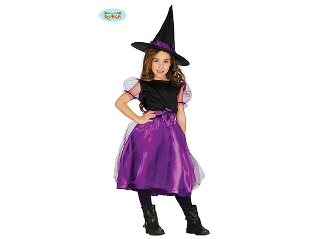 Costume strega viola tg.10-12 anni 85773