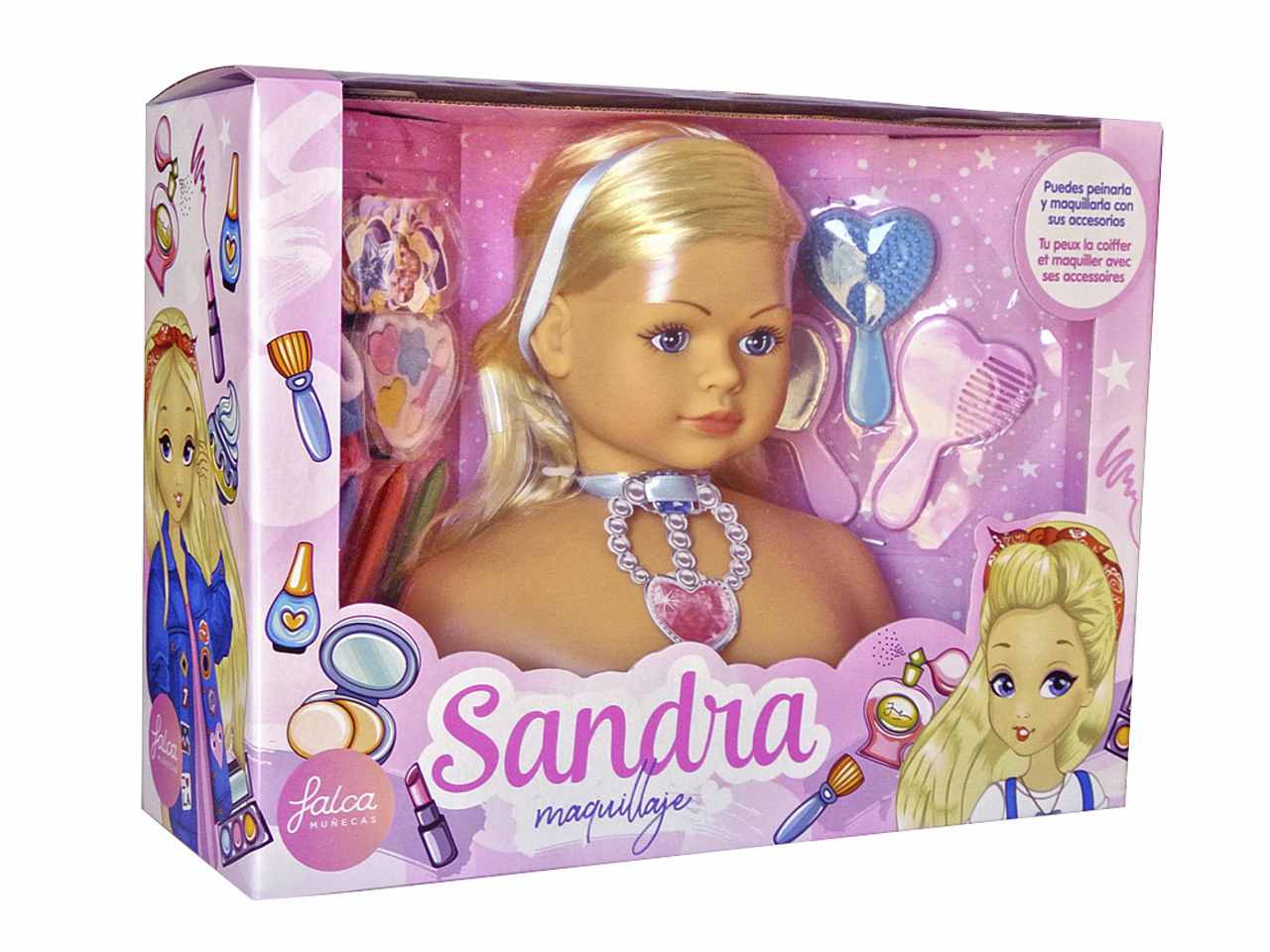 Busto sandra maquillaje 24cm 69501
