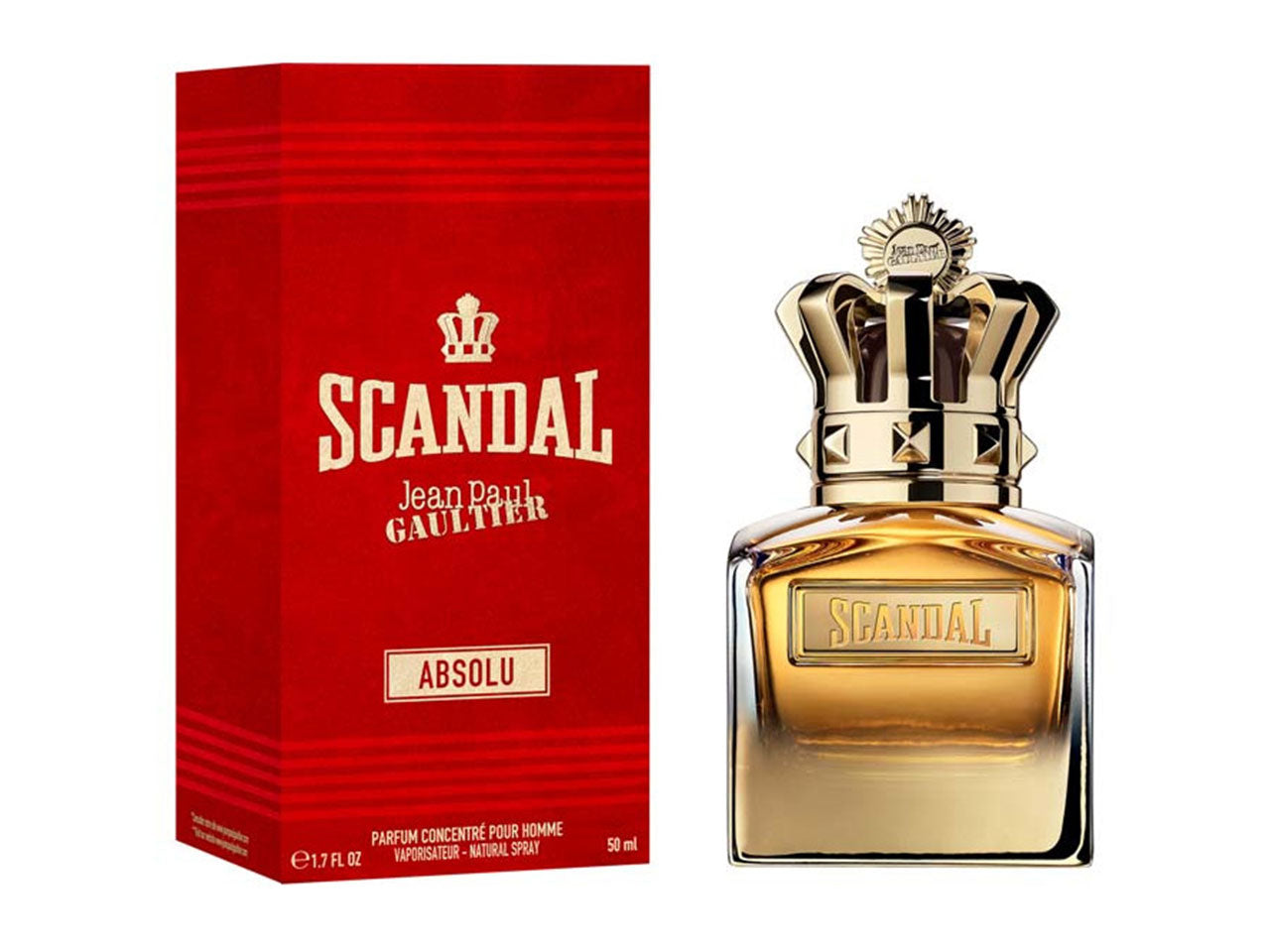 Jean paul gaultier scandal absolu parfum concentre pour homme formato da 50ml $