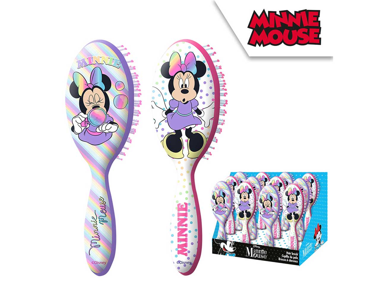 Spazzola minnie in 2 modelli assortiti