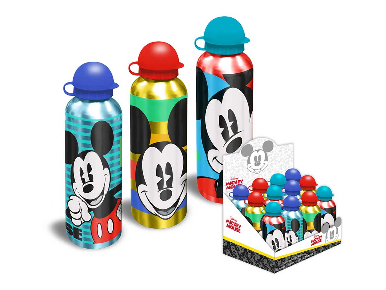 Mickey mouse borraccia in alluminio 500ml
