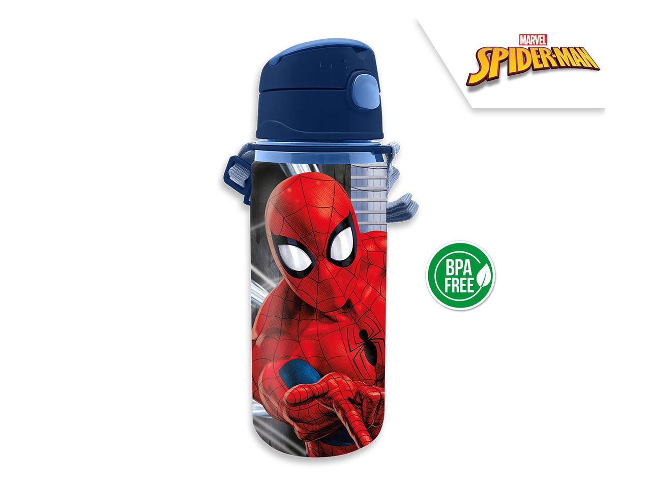 Spiderman borraccia in alluminio da 600ml