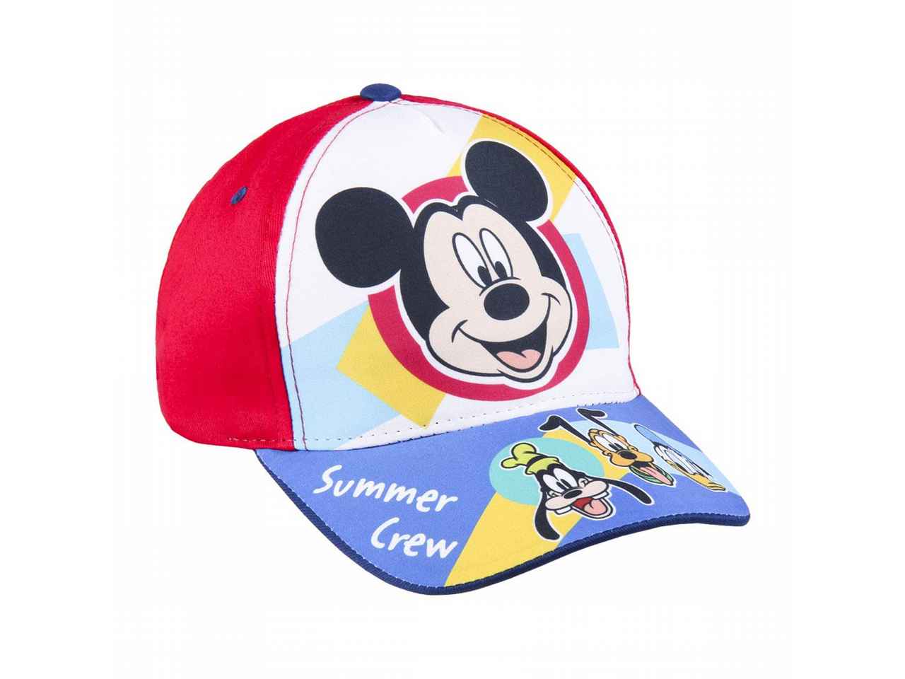 Topolino cappello con visiera e occhiali da sole