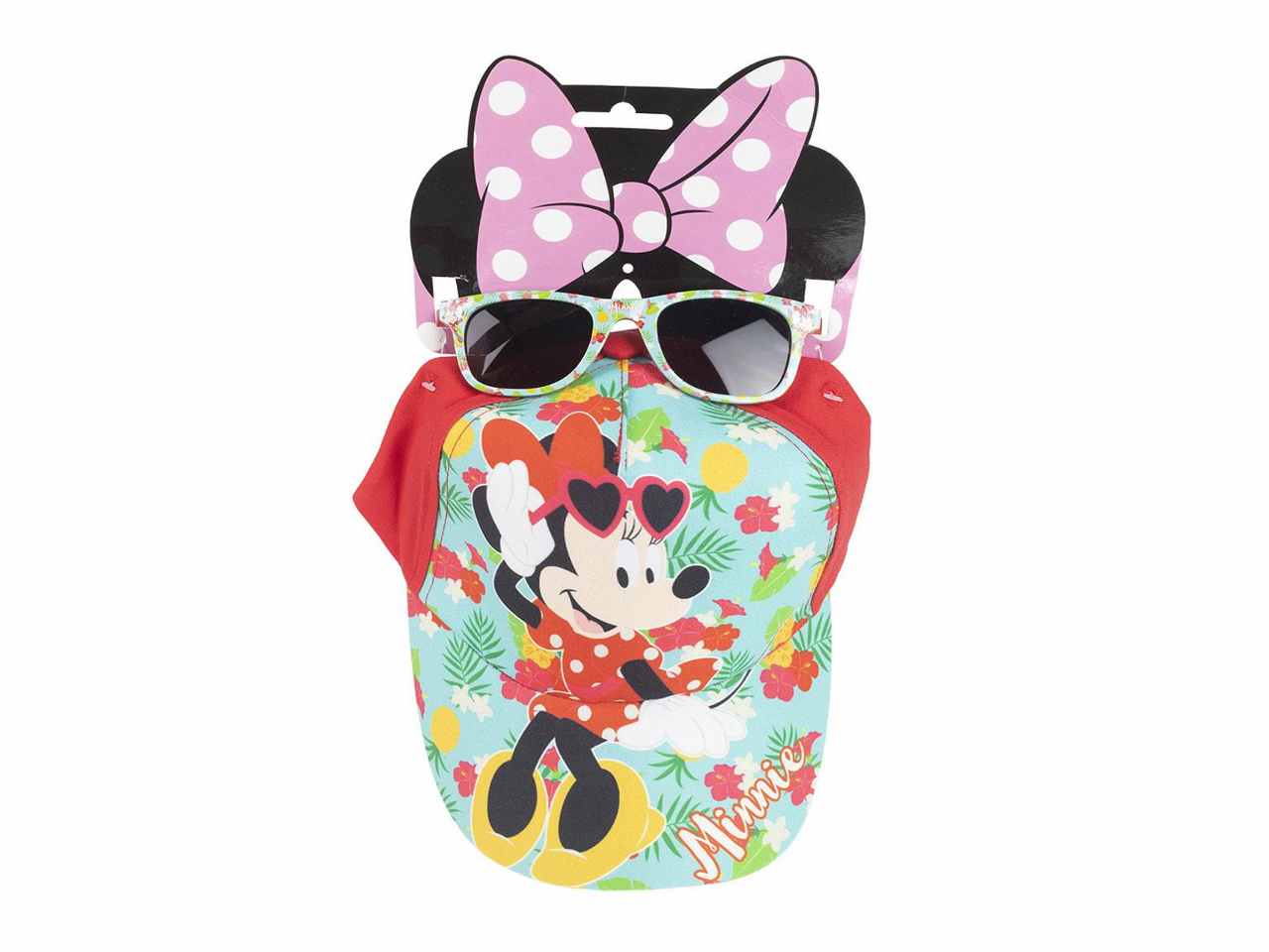 Cappello mare con visiera set gafas de sol di minnie