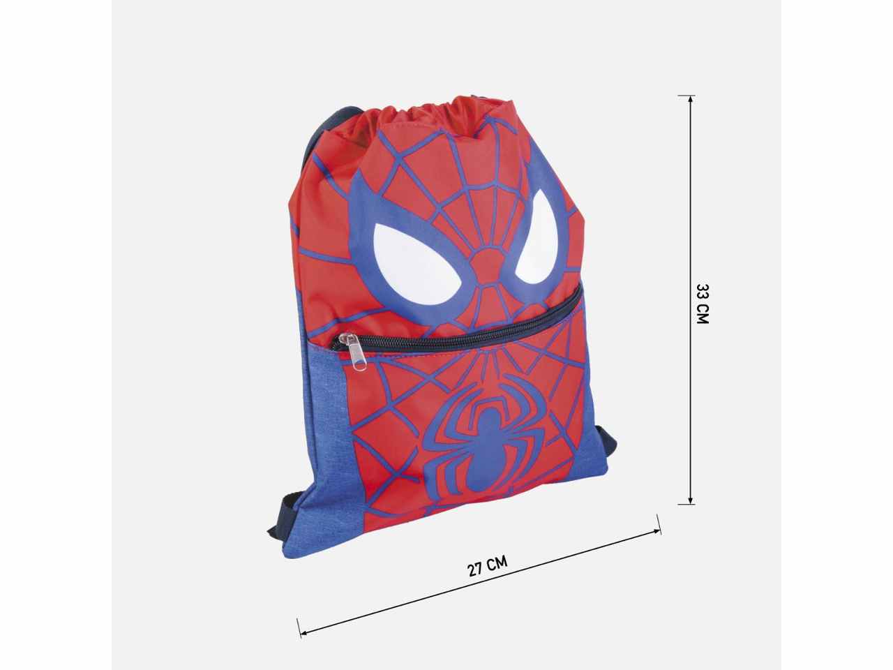 Zainetto a sacca per asilo spiderman