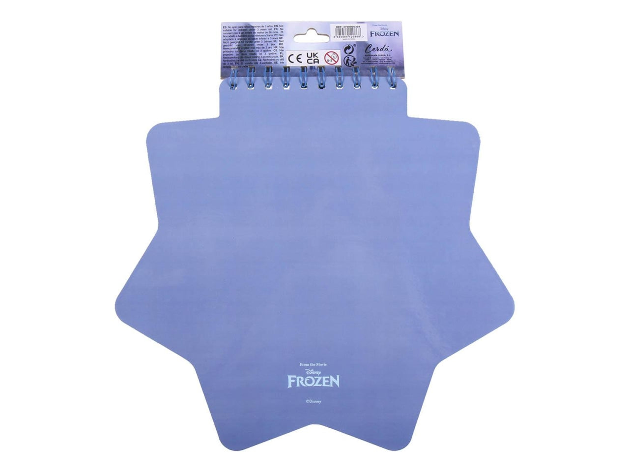 Block notes Frozen per bambina, ideale per colorare e disegnare, blocchetto sagomato con 50 fogli, matite colorate, stickers - brand Cerdà