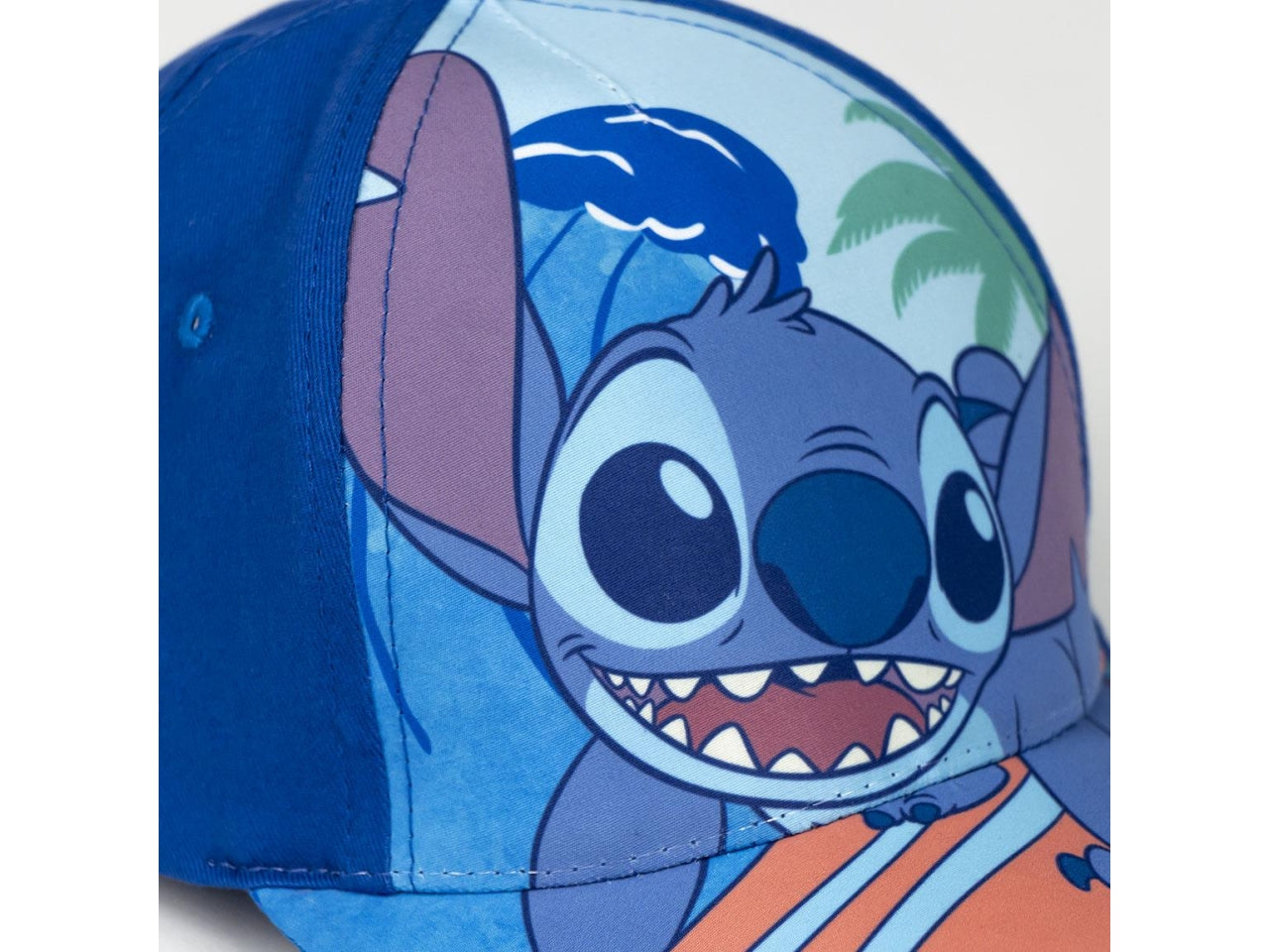 Cappello Stitch baseball bambino blu cotone - Cerdà