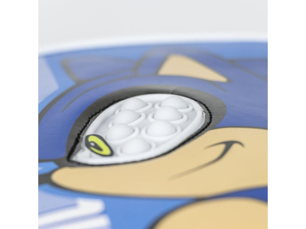 Zaino asilo Sonic per bambino in tessuto azzurro poliestere con occhi pop it 28.5x21x7 cm - Cerda