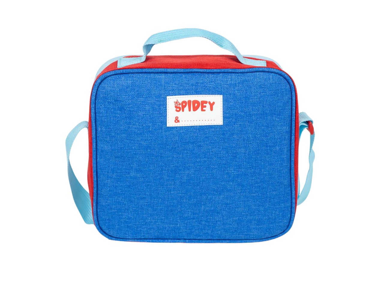 Portamerenda Spiderman termico in poliestere rosso 19x23 cm - Cerda