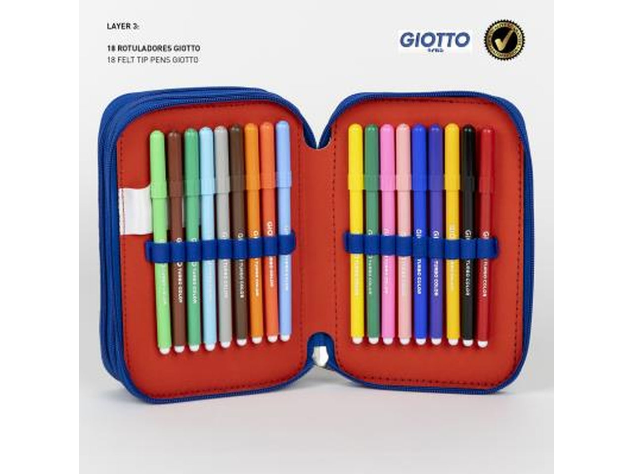 Astuccio Avengers 3 cerniere da bambino 13x7x19,5 cm - Cerdà