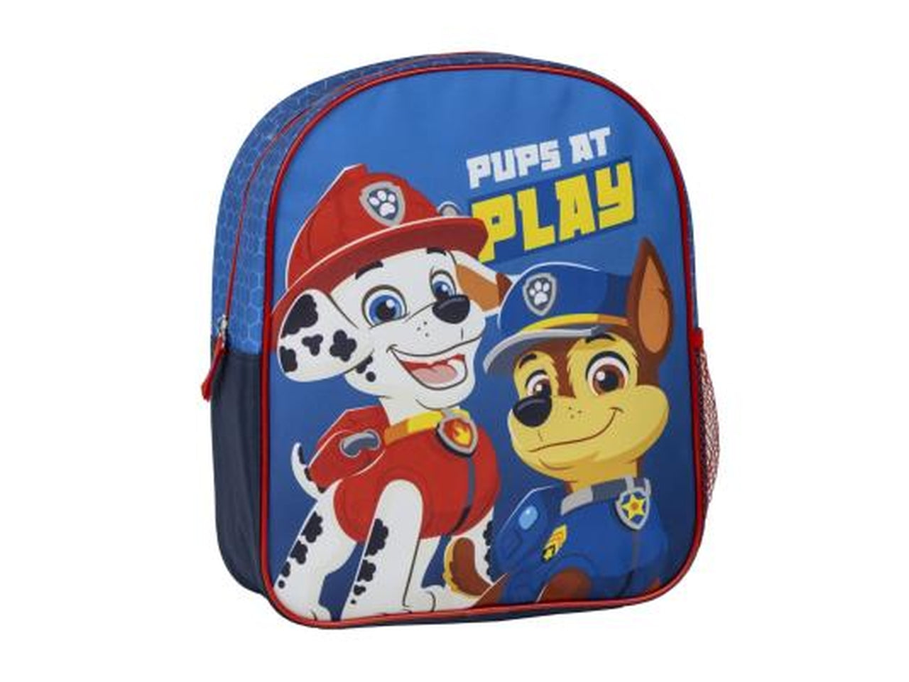 Zaino asilo Paw Patrol per bambino in poliestere blu e rosso 28x24x10 cm - Cerdà