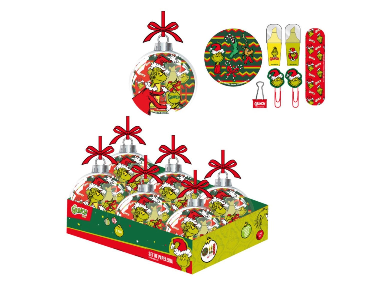 Set cancelleria natale the grinch