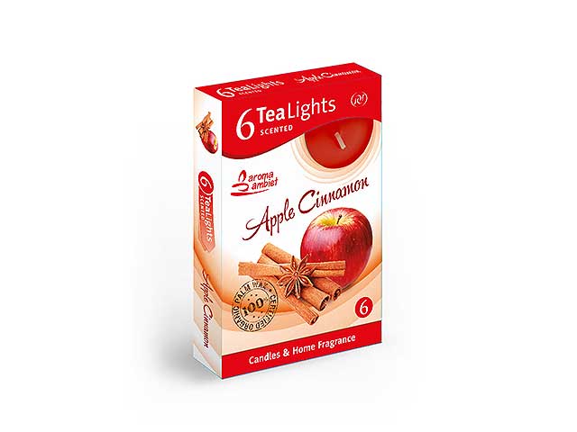 T-light 6 pezzi melacannella