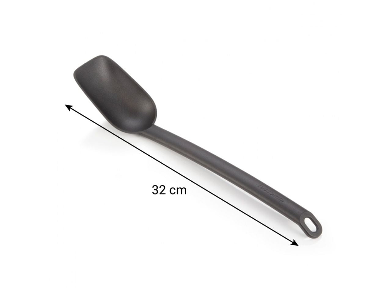 Cucchiaione angolare in nylon nero 32 cm Tescoma Space