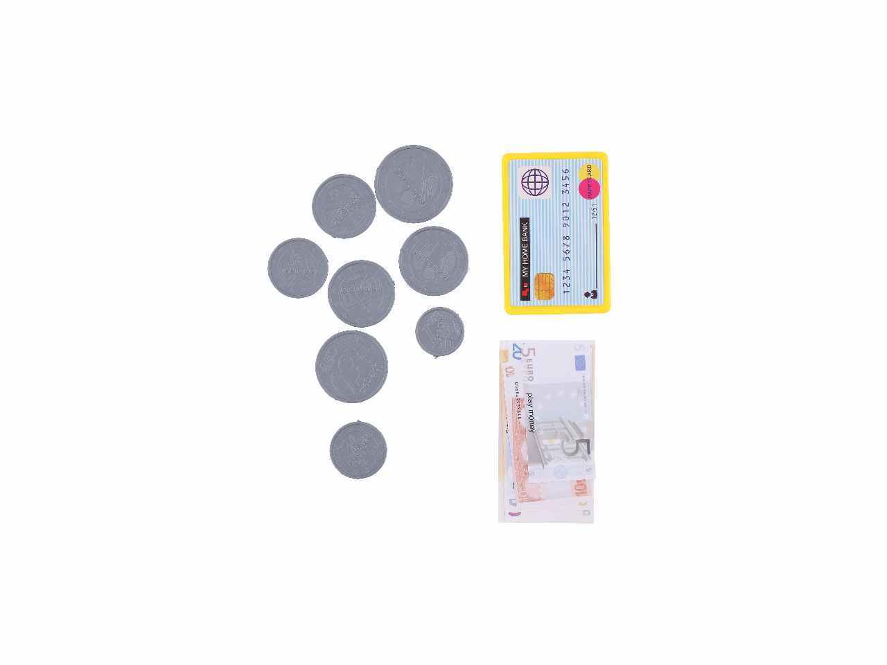 Eddy toys cassa giocattolo 24 pezzi 22x16x20cm