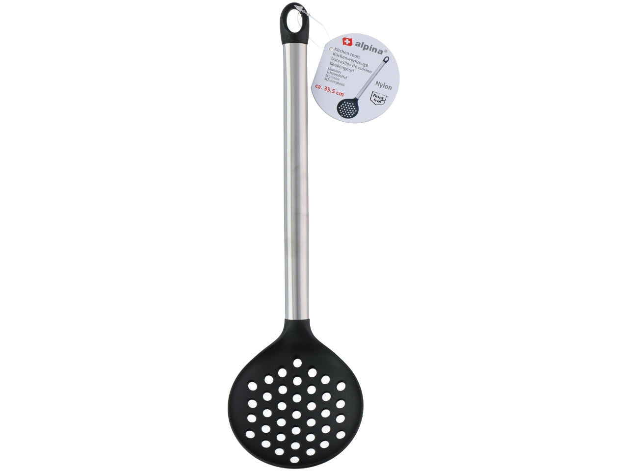 Schiumarola di nylon e acciaio 35,5cm