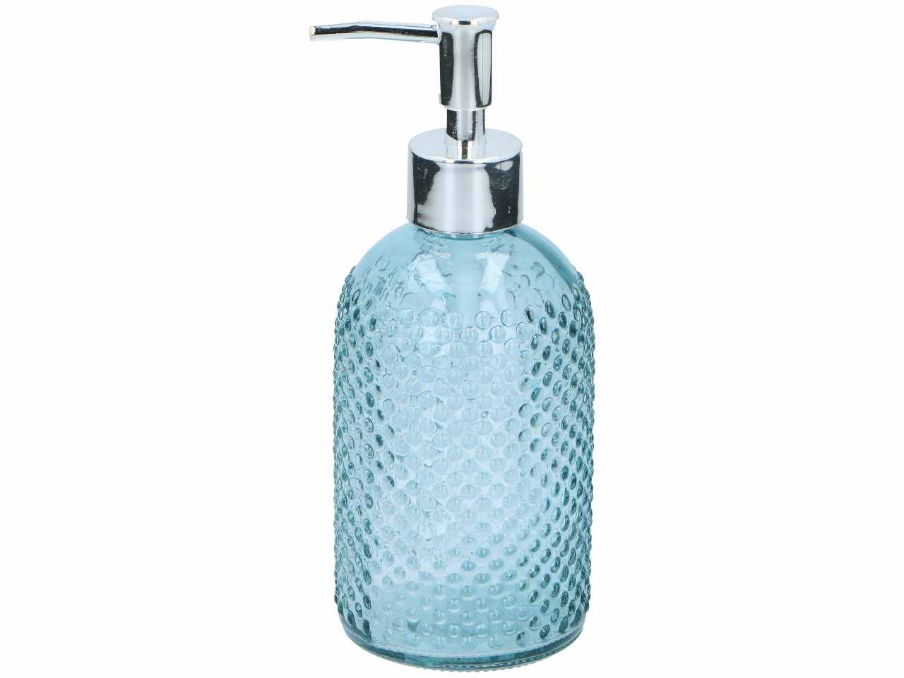 Bath&shower dispenser per sapone in vetro 400ml 19x7x7cm in 3 colori assortiti