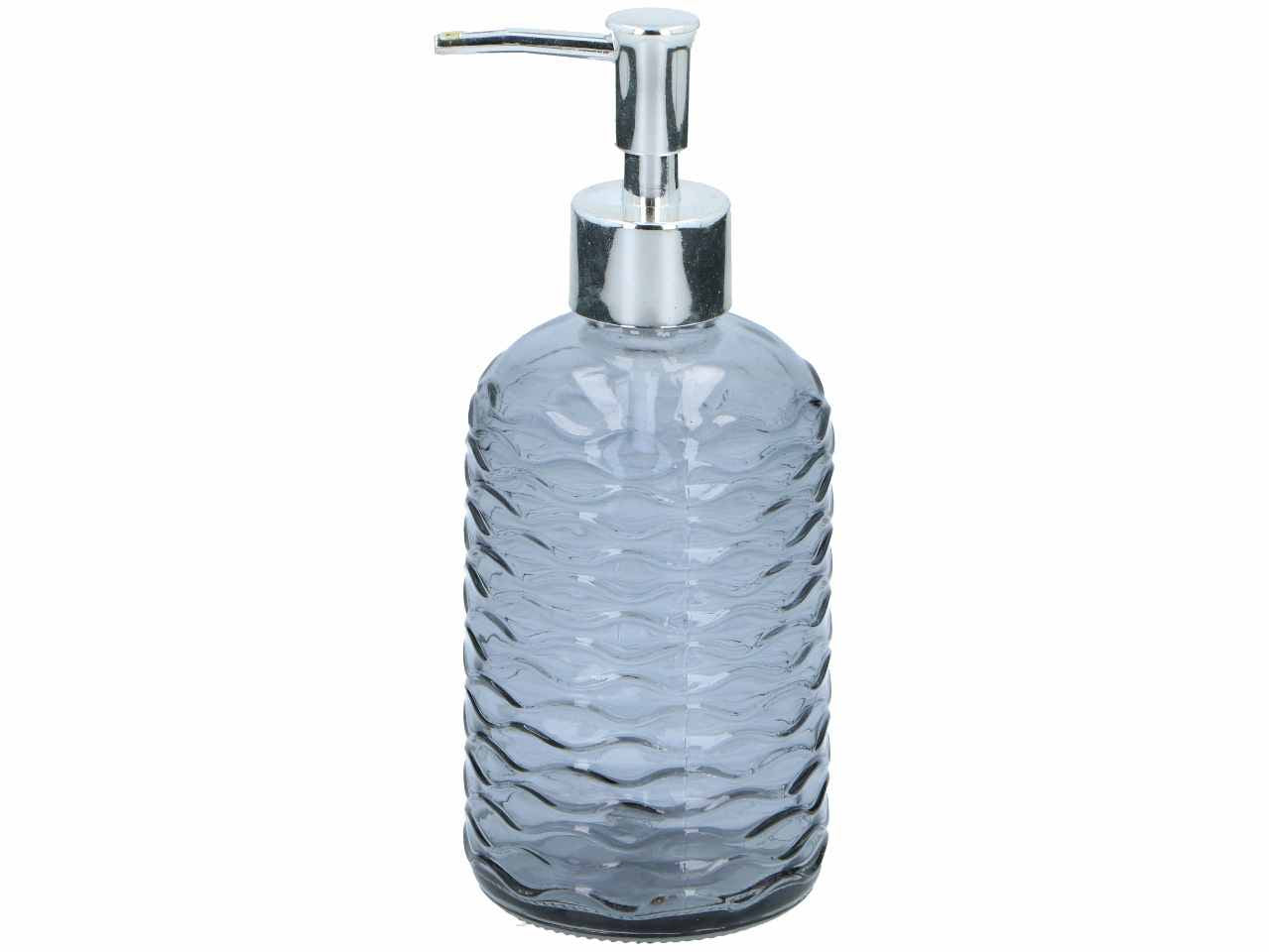 Bath&shower dispenser per sapone in vetro 400ml 19x7x7cm in 3 colori assortiti