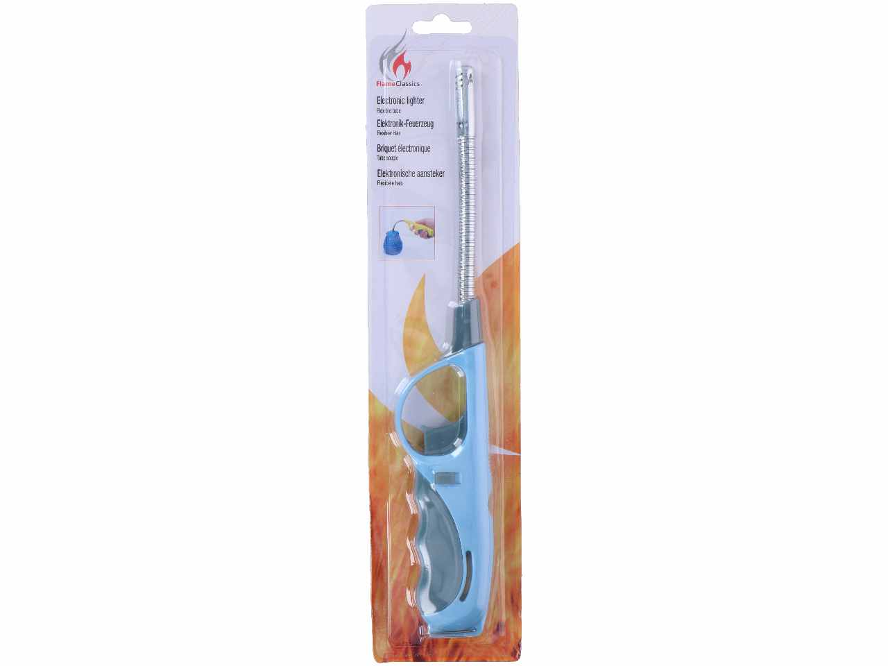 Flame classics accendigas con tubo flessibile 28,7x4,7x2,9cm 3 assortimenti