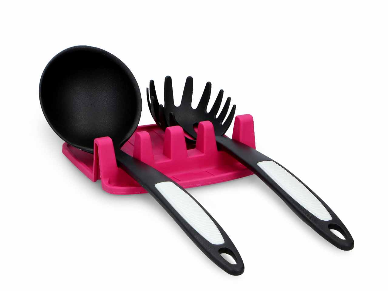 Alpina porta utensili da cucina 2 pezzi in gomma termoplastica 15x14x4cm