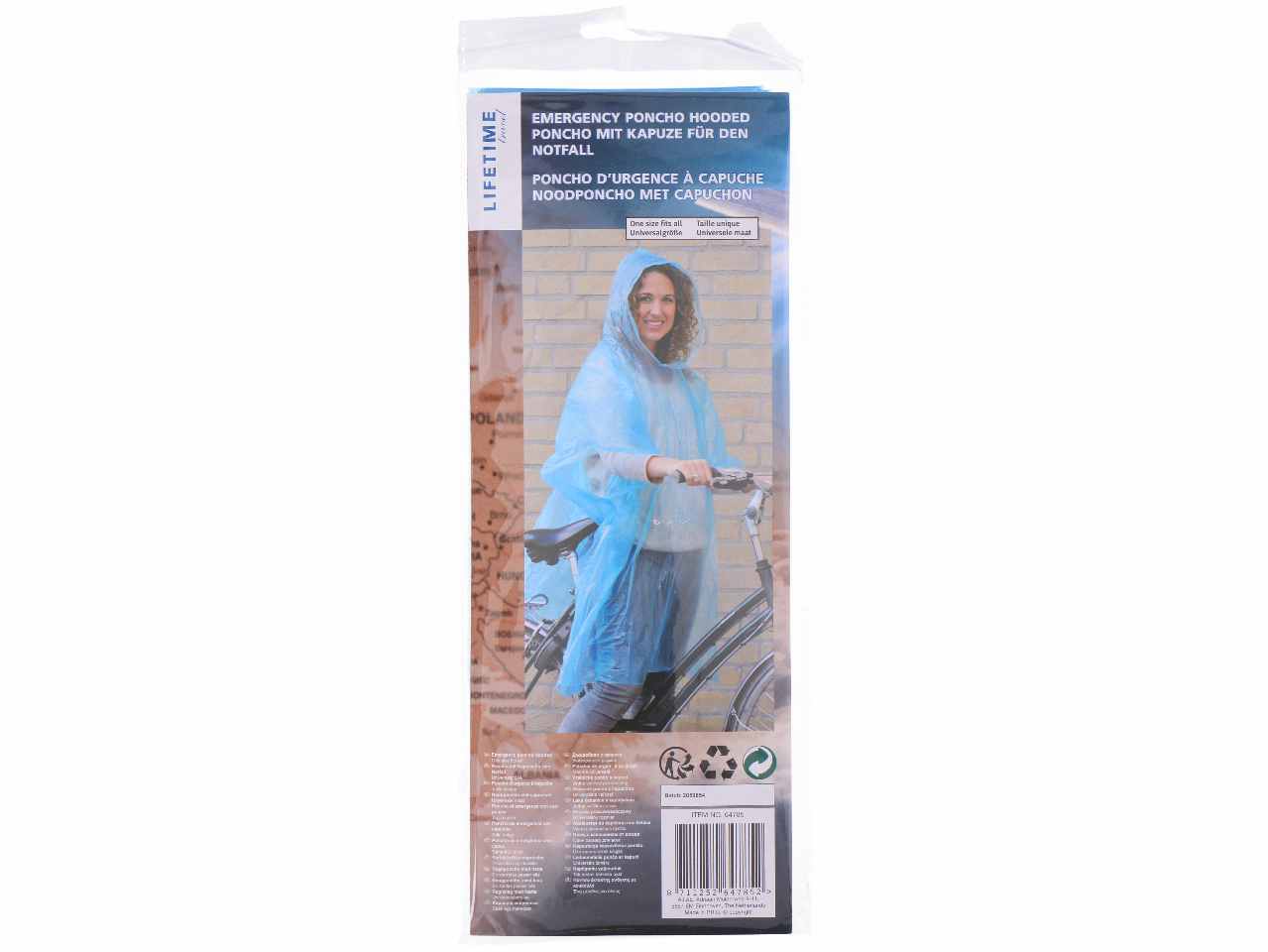 Lifetime poncho 125x100cm