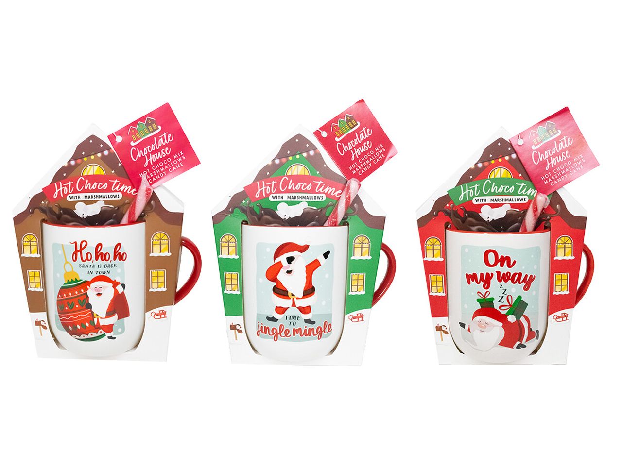Mug babbo natale con cioccolata