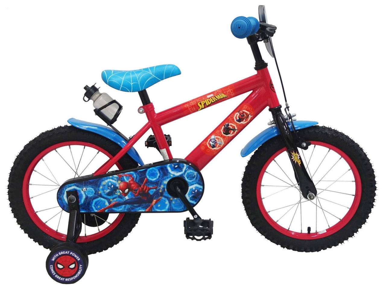 Bici di spiderman 16 pollici